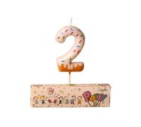 Bougie numérotée avec affichage de l ' âge pour gâteaux d ' anniversaire, saupoudré avec base conique et cire de paraffine, décoration de fête, accent numérique, accent de gâteau, bonbons, dessert,