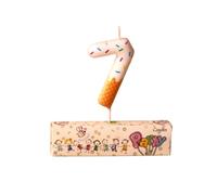 Bougie numérotée avec affichage de l ' âge pour gâteaux d ' anniversaire, saupoudré avec base conique et cire de paraffine, décoration de fête, accent numérique, accent de gâteau, bonbons, dessert,