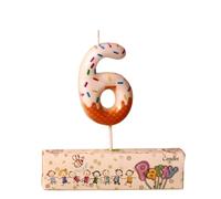 Bougie numérotée avec affichage de l ' âge pour gâteaux d ' anniversaire, saupoudré avec base conique et cire de paraffine, décoration de fête, accent numérique, accent de gâteau, bonbons, dessert,