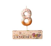 Bougie numérotée avec affichage de l ' âge pour gâteaux d ' anniversaire, saupoudré avec base conique et cire de paraffine, décoration de fête, accent numérique, accent de gâteau, bonbons, dessert,