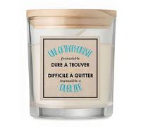 Bougie Orthophoniste Formidable | Candle | Idée Cadeau Rééducatrice du langage Original Travail Départ Collègue Retraite Anniversaire Noël