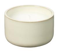 Bougie parfumée 2% pot en céramique blanc TERRA senteur bois gingembre