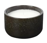 Bougie parfumée 2% pot en céramique noir TERRA senteur bois épicé