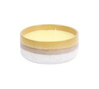 Bougie Parfumée 3 mèches à la Citronnelle Pot en Céramique - SOMLY -