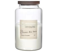 Bougie parfumée 3 mèches en coton DELICATESSE senteur brume des bois