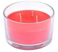 Bougie parfumée 3 mèches "essentiel" 13cm fraise G