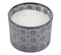 Bougie Parfumée 3 Mèches Graphic Ethnic 11cm Noir