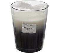 Bougie Parfumée 3 mèches Vase Noir Senteur Linge Frais H16cm - ELEXI -