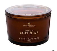 Bougie parfumée 440 g Glowy bois d'or - Atmosphera Créateur d'intérieur