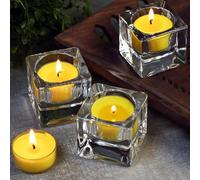 Bougie parfumée à la citronnelle avec mèche unique, bougie parfumée naturelle à la citronnelle, bougie parfumée à la citronnelle en soja, chaque bougie 4+/60 heures de temps de combustion, bougie parf