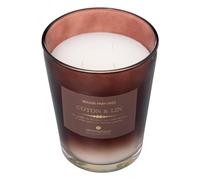 Atmosphera – Bougie parfumée Alma – Pot verre 855 g – Coton & Lin