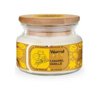 Bougie Parfumée Artisanale "Caramel Vanillé" 70 heures 300ml | Mistral des Sens