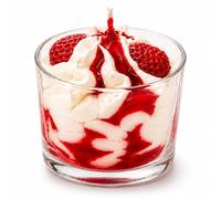 Bougie Parfumée Artisanale Fraise des Bois Fresita, Cire Végétale, Mèche en Coton et Fibre de Lin, 150 g, ~25 Heures de Combustion