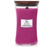 Bougie parfumée betteraves et baies sauvages grand modèle - Woodwick - Violet - Violet G