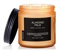 Bougie Parfumée Bois De Cèdre & Cardamome. Bougie En Pot De 330 G À Deux Mèches En Coton. Fortement Parfumée. Brûlage De 70 Heures. Cire De Soja Naturelle Non Toxique. Parfum Boisé Idéal