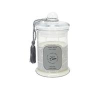 - Bougie parfumée Bonbonnière 13,2 cm gris - senteur coton