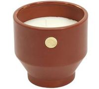 Home Deco Factory – Bougie parfumée Médaillon BO5524 – Pot ciment Ø12 cm – Ocre