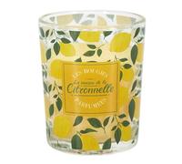 BOUGIE PARFUMÉE CITRONNELLE 6.5CM Jaune / Vert, Anis, Menthe, Eau