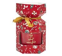 Bougie Parfumée Cracker Noël 180g Cannelle