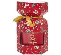 Bougie Parfumée Cracker Noël 180g Cannelle