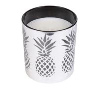 Bougie Parfumée Déco en Verre Élégant 10cm Argent