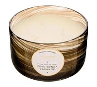 Bougie Parfumée Design Wavy 540g Fève Tonka & Lavande