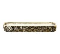 Bougie Parfumée en Céramique Dorée 6 Mèches Senteur Cachemire 39cm - PONS - ALTOBUY Or G