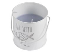 Bougie Parfumée en Métal Blue Wave 7cm Bleu Clair