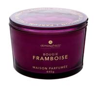 Bougie Parfumée en Verre Glowy 440g Framboise
