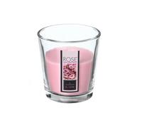Bougie Parfumée en Verre Nina 90g Rose