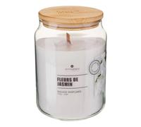 Bougie Parfumée en Verre Vicky 435g Fleurs de Jasmin