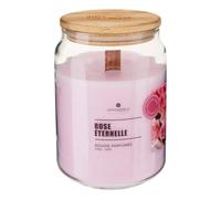 Bougie Parfumée en Verre Vicky 435g Rose Éternelle