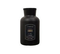 Bougie Parfumée Flacon Noir Mat Senteur Ambre - MYSTIC - ALTOBUY Noir G