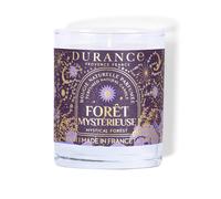 Bougie parfumée en cire naturelle Durance, 180 g, parfum Forêt mystique, contenant en verre, 7,5 cm