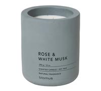 Bougie parfumée FRAGA ⌀ 9 cm, Rose & Musc Blanc, Blomus