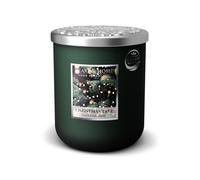 Bougie parfumée grande jarre - HEART & HOME - Sapin de Noël - Pin & cèdre - Cire de soja biodégradable - Pot en verre