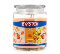 Bougie parfumée Haribo™, 2 mèches, H x D : 13 x 10 cm, 100h de combustion, bougie en verre, idée cadeau