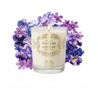 Bougie Parfumée Iris 180g - Cire Végétale 40h - Panier des Sens | Parfum floral poudré aux notes d’iris, violette, musc et cèdre pour une ambiance élégante.