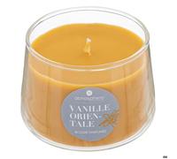Atmosphera – Bougie parfumée en verre Izor – Vanille – 110 g – D7,5 cm
