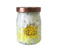 Bougie parfumée jarre Mousse au miel - Fait main