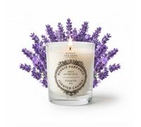 Bougie Parfumée Lavande 180g - Cire Végétale 40h - Panier des Sens | Parfum lavande frais et relaxant aux huiles essentielles, idéal pour créer une ambiance calme et apaisante.