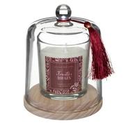 Bougie parfumée Loli 130g avec cloche verre fruits rouges - Atmosphera Créateur d'intérieur