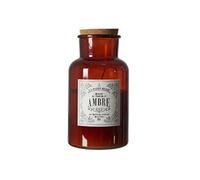 HOME DECO FACTORY, BO0140, Bougie parfumée Ambre au design élégant, idéale pour créer une atmosphère chaleureuse et apaisante Parfaite pour toutes les occasions H255 cm, Marron