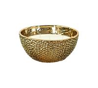 Bougie Parfumée Métal Doré Martelé 5 Mèches Senteur Ambre Ø21cm - MOPA - ALTOBUY Or G