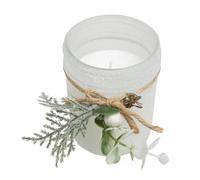 Bougie Parfumée Noël Givré 125g Transparent