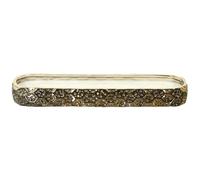 HOME DECO FACTORY - BO5550 - Bougie Parfumée Céramique Or Du Temps 6 Mèches - Largeur : 20 cm