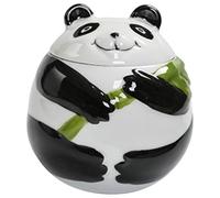 Bougie Parfumée Panda en Céramique, Décor de Bureau Relaxant | Style Créatif Rustique, Ambiance Cosy pour Table de Nuit et Repas, Présent Fête, Noël, Anniversaire