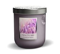 Bougie parfumée petite jarre 115g-30h senteur Jardin secret (lavande et vétiver) - Heart & Home