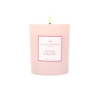 Bougie Parfumée Pivoine & Muguet - 180g - Bougie Végétale Naturelle à la Cire de Soja - Fragrance Florale Printanière - Fabriquée en Provence - Cadeau Élégant