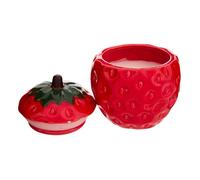 BOUGIE PARFUMÉE POT CÉRAMIQUE FRUIT 9.7CM 20H Jaune / Rouge, Bordeaux / Orange, Cuivre, Mandarine